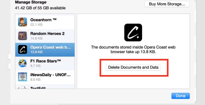 Documents and Data on iPhone [How to Delete it]