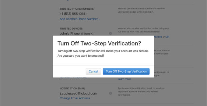 How to Turn Off Two-Factor Authentication for Apple ID – 2024 Guide
