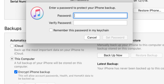 iTunes Backup Password: How to Recover and Change it – 2024 Guide