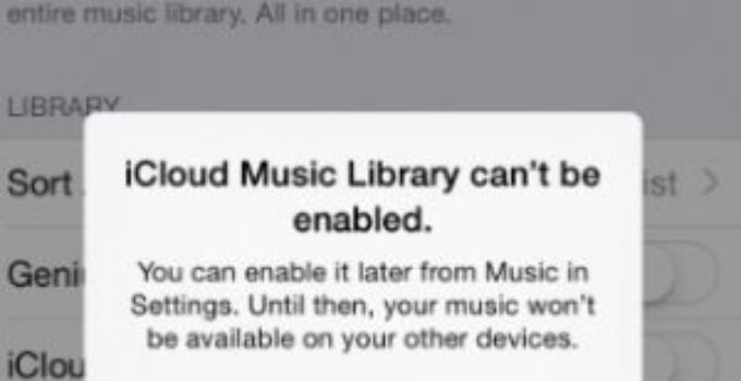 Fix: iCloud Music Library Can’t be Enabled Error – 2024 Guide