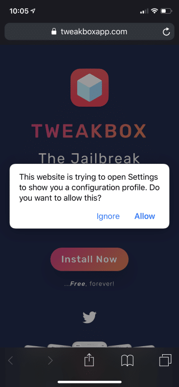 Tweakbox App On iOS