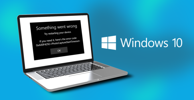 How to fix Windows Camera Error Code 0xa00f4292